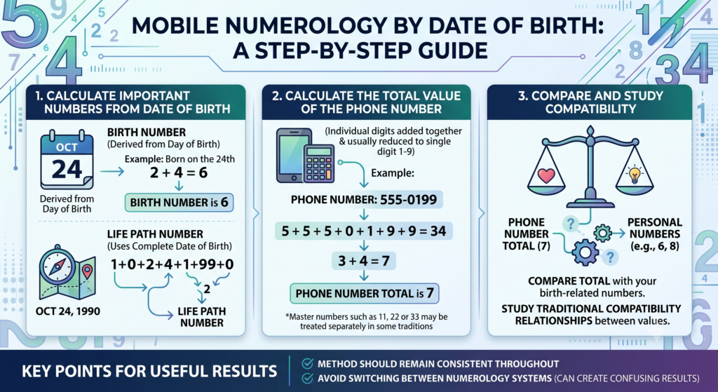 mobile numerology by date of birth